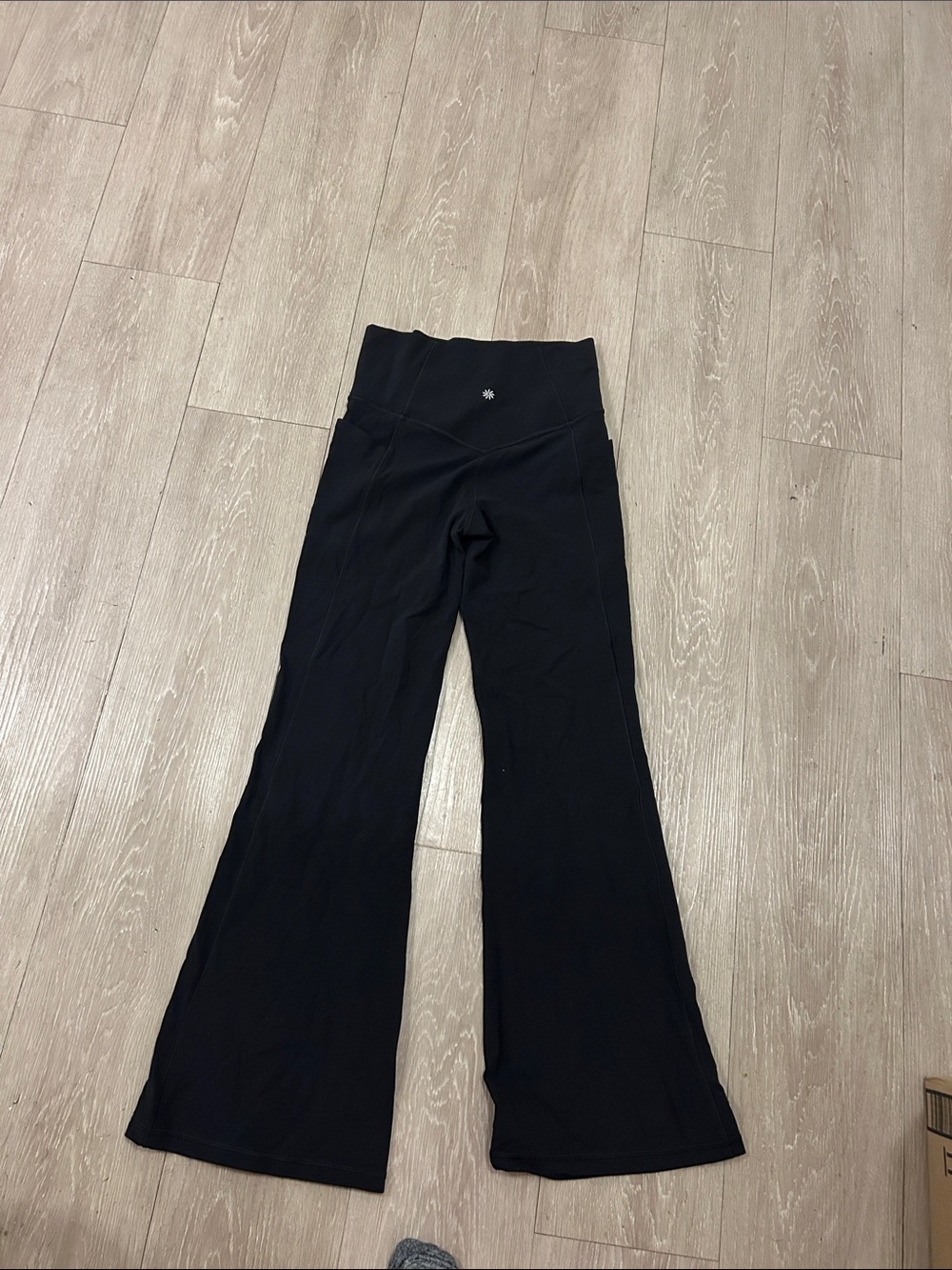 Athleta Black Flare Yoga Pants
